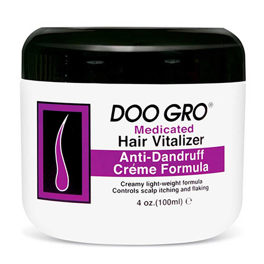 Doo Gro Medicated Vitalizer Anti dandruff Crme, 4 Oz